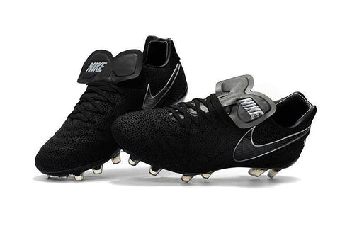 Image of Nike Tiempo Legend VI FG Soccer Cleats Black White - KicksNatics