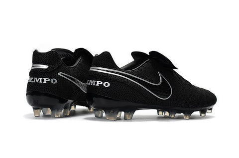 Image of Nike Tiempo Legend VI FG Soccer Cleats Black White - KicksNatics