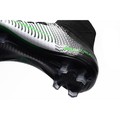 Image of Nike Mercurial Superfly V FG Soccer Cleats Green White Black - KicksNatics