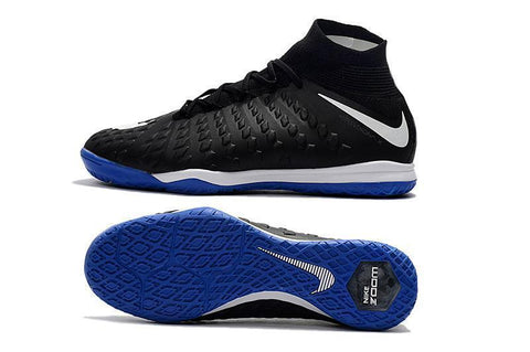 Image of Nike HypervenomX Proximo II DF IC HP30039 Black/White/Game Royal - KicksNatics