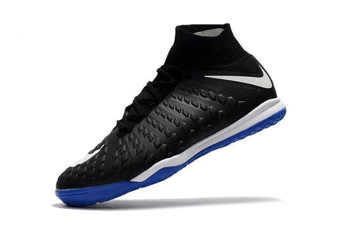 Image of Nike HypervenomX Proximo II DF IC HP30039 Black/White/Game Royal - KicksNatics