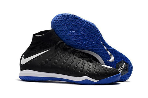 Image of Nike HypervenomX Proximo II DF IC HP30039 Black/White/Game Royal - KicksNatics