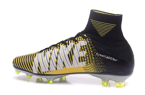 Image of Nike Mercurial Superfly V FG Soccer Cleats Yellow Black - KicksNatics