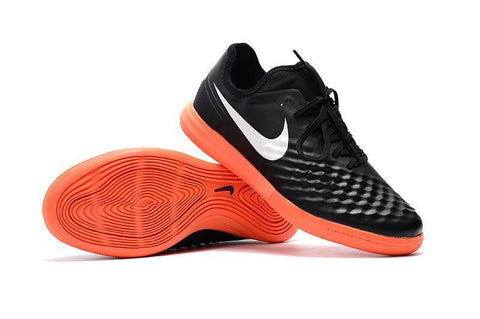 Image of Nike MagistaX Finale II IC Soccer Shoes Black White Orange - KicksNatics