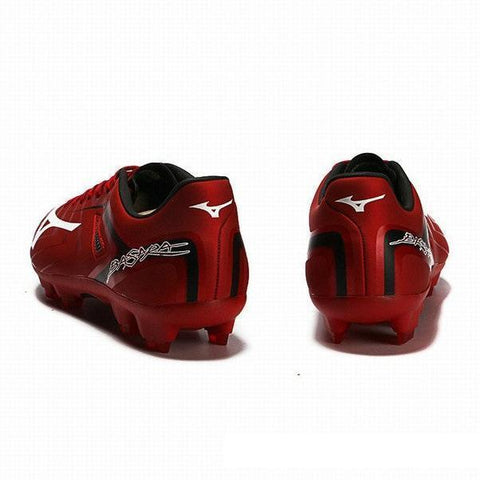 Image of Mizuno Basara 001 FG Soccer Cleats Red Black White - KicksNatics