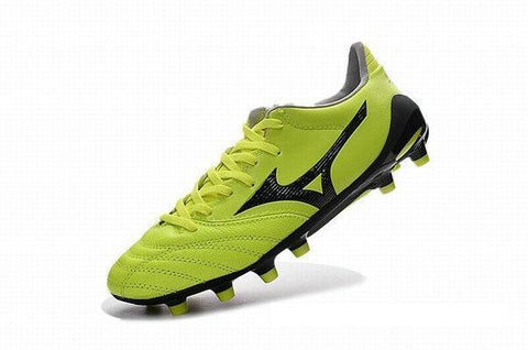 Image of Mizuno Morelia Neo II FG Soccer Cleats Electric Green Black - KicksNatics