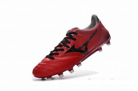 Image of Mizuno Morelia Neo II FG Soccer Cleats Red Black - KicksNatics