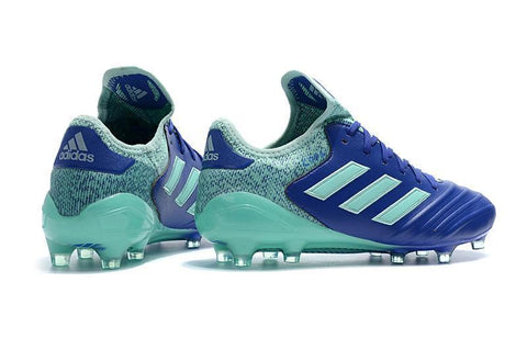 Image of Adidas Copa 18.1 FG Soccer Cleats Blue Green - KicksNatics