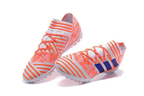 Image of Adidas Nemeziz Tango 17.3 Turf Soccer Cleats Solar Red Blue White - KicksNatics