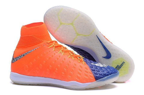 Image of Nike HypervenomX Proximo II Dynamic Fit IC HP30028 Orange/Blue - KicksNatics