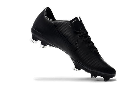 Image of Nike Mercurial Vapor XI FG Soccer Cleats Blackout Black - KicksNatics