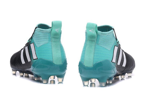 Image of Adidas ACE 17+ Primeknit FG Soccer Cleats Energy Aqua White Legend Ink - KicksNatics