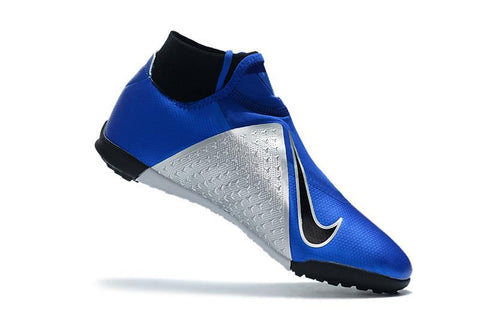 Image of Nike Phantom Vision Elite TF Nike Turf Blue Silver Black - KicksNatics