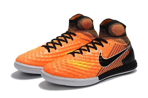 Image of Nike MagistaX Proximo II IC Soccer Shoes Laser Orange Black Volt - KicksNatics