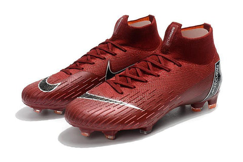 Image of NIKE Mercurial Superfly VI 360 Elite Neymar FG Maroon High Cut - KicksNatics