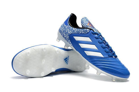 Image of Adidas Copa 17.1 FG Soccer Cleats Blue White - KicksNatics