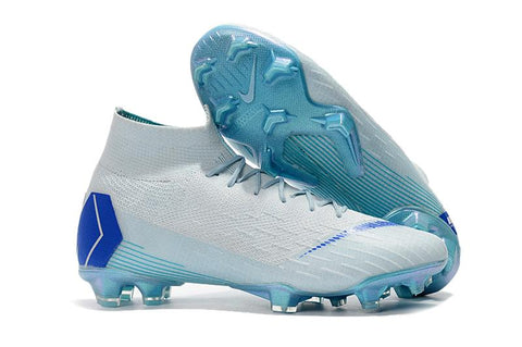 Image of NIKE Mercurial Superfly VI 360 Elite FG Light Blue Nike Blue - KicksNatics