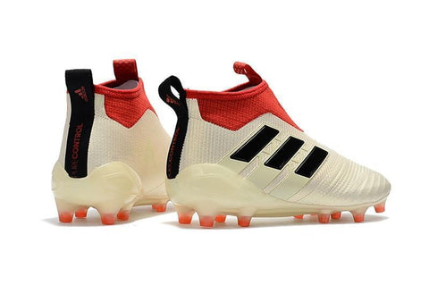 Image of Adidas Ace 17+ Purecontrol FG Champagne Soccer Cleats White Red Black - KicksNatics