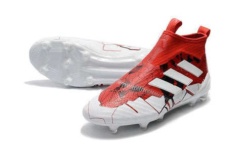 Image of Adidas Ace 17+ Purecontrol Confed Cup FG Soccer Cleats White Solar Red - KicksNatics