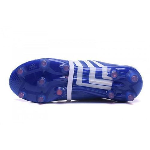 Image of Adidas Predator Mania Champagne FG Soccer Cleats Blue White Red - KicksNatics