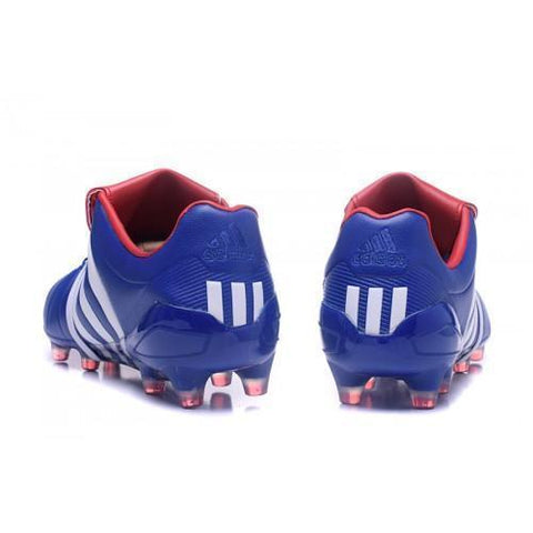 Image of Adidas Predator Mania Champagne FG Soccer Cleats Blue White Red - KicksNatics