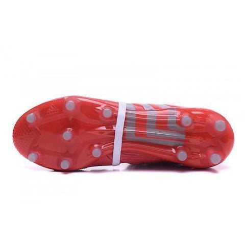 Image of Adidas Predator Mania Champagne FG Soccer Cleats Red White - KicksNatics
