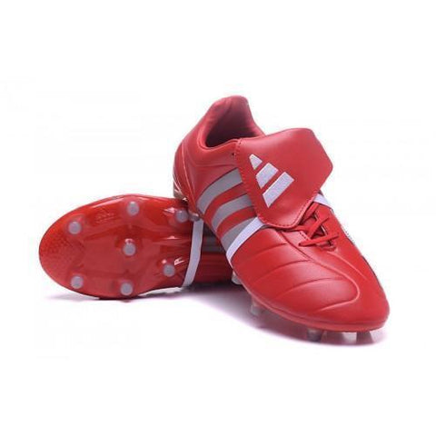 Image of Adidas Predator Mania Champagne FG Soccer Cleats Red White - KicksNatics