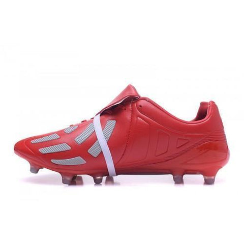 Image of Adidas Predator Mania Champagne FG Soccer Cleats Red White - KicksNatics