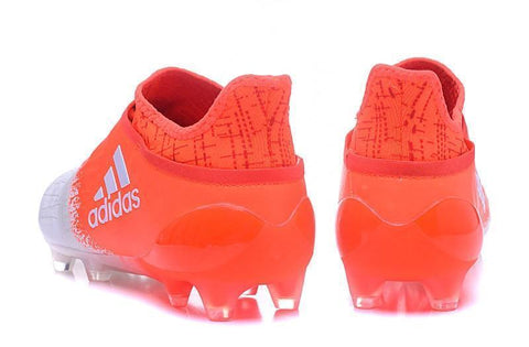 Image of Adidas X 16+ Purechaos FG/AG Soccer Cleats Orange White - KicksNatics