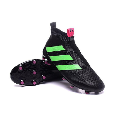 Image of ADIDAS ACE 16 PURECONTROL FG - CORE BLACKSHOCK PINKSOLAR GREEN - KicksNatics