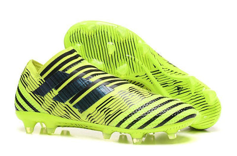 Image of Adidas Nemeziz 17+ 360 Agility FG Soccer Cleats Green Black - KicksNatics