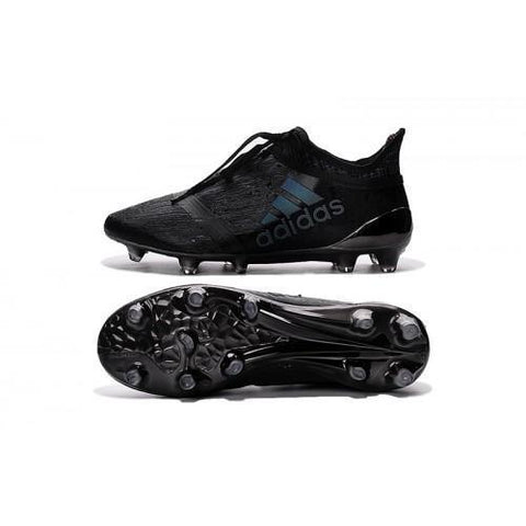 Image of Adidas X 16+ Purechaos FG/AG Soccer Cleats All Black - KicksNatics