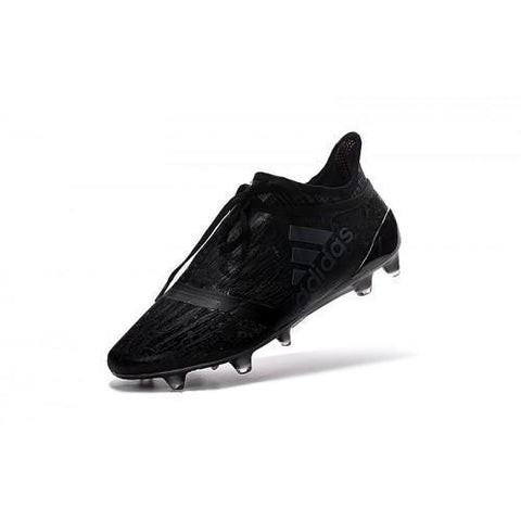 Image of Adidas X 16+ Purechaos FG/AG Soccer Cleats All Black - KicksNatics