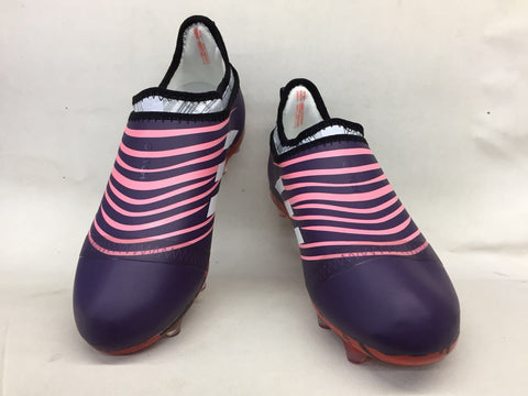Image of Adidas Glitch Skin 17 FG Soccer Shoes Purple White Red Pink - KicksNatics