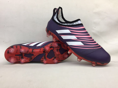 Image of Adidas Glitch Skin 17 FG Soccer Shoes Purple White Red Pink - KicksNatics