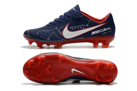 Image of Nike Mercurial Vapor XI Neymar FG Soccer Cleats Blue White Red - KicksNatics