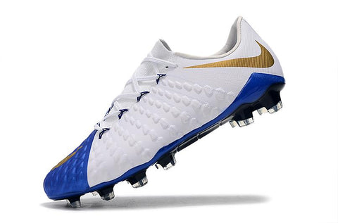 Image of NIke Hypervenom Phantom III DF FG White Blue - KicksNatics