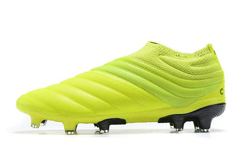 Image of Adidas Copa 19+ FG Light Green Black - KicksNatics