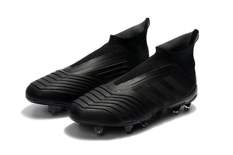 Image of Adidas Predator 18+ FG Soccer Cleats All Black - KicksNatics