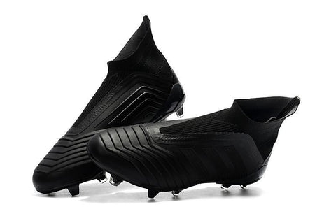 Image of Adidas Predator 18+ FG Soccer Cleats All Black - KicksNatics