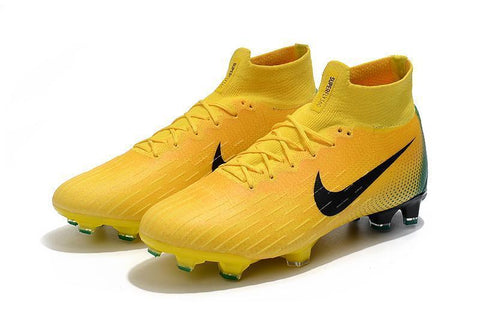 Image of Nike Mercurial Superfly VI 360 Elite FG Soccer Cleats Yellow Green - KicksNatics