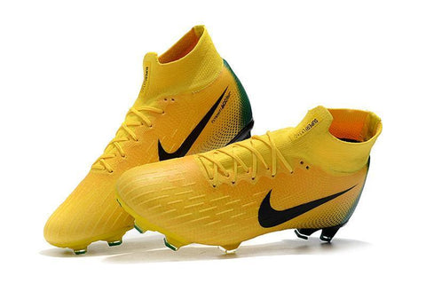 Image of Nike Mercurial Superfly VI 360 Elite FG Soccer Cleats Yellow Green - KicksNatics