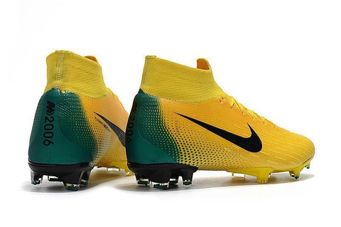 Image of Nike Mercurial Superfly VI 360 Elite FG Soccer Cleats Yellow Green - KicksNatics