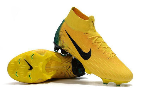 Image of Nike Mercurial Superfly VI 360 Elite FG Soccer Cleats Yellow Green - KicksNatics