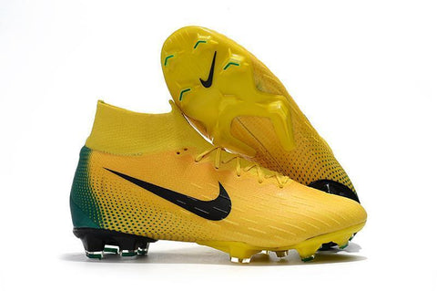 Image of Nike Mercurial Superfly VI 360 Elite FG Soccer Cleats Yellow Green - KicksNatics