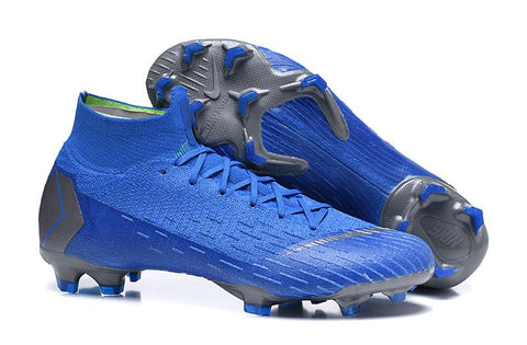 Image of NIKE Mercurial Superfly VI 360 Elite FG Blue W Silver Nike - KicksNatics