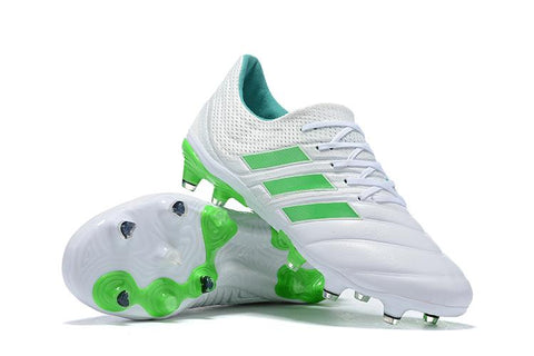 Image of Adidas Copa 19.1 FG White Green - KicksNatics