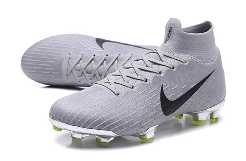 Image of Nike Mercurial Superfly VI Elite FG Silver Black High Cut - KicksNatics