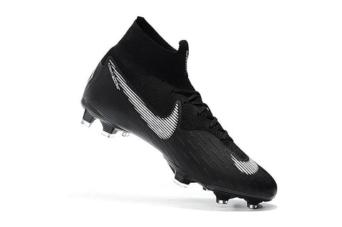 Image of NIKE Mercurial Superfly VI 360 Elite FG Black White - KicksNatics