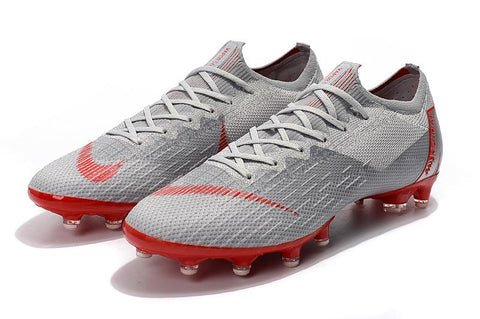 Image of NIKE Mercurial Superfly VI 360 Elite AG High Low Silver Red - KicksNatics